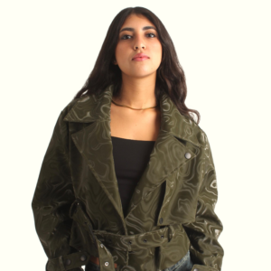 Olive Leather Jacket